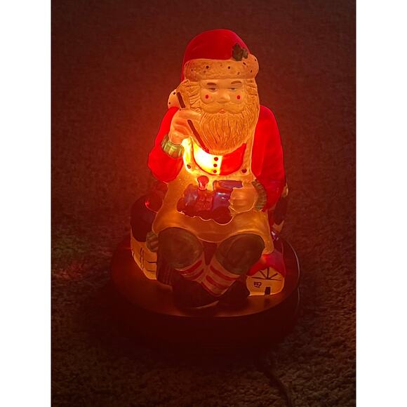 Old World Christmas Yuletide Santa Illuminated 1996 Lighted - Picture 12 of 16